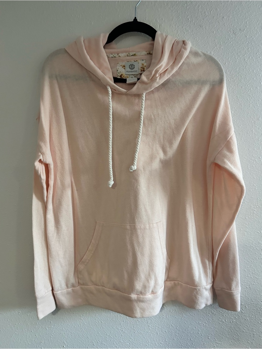 Element Light Pink Pullover Hoodie Sweater